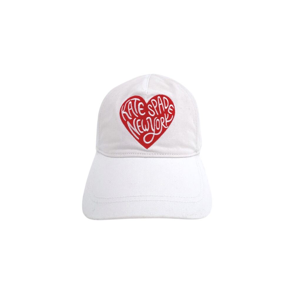 KATE SPADE New York Heart Script Baseball Cap